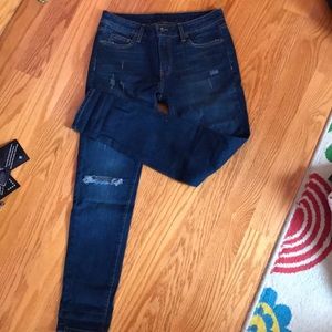 DARK BLUE STRAIGHT JEANS